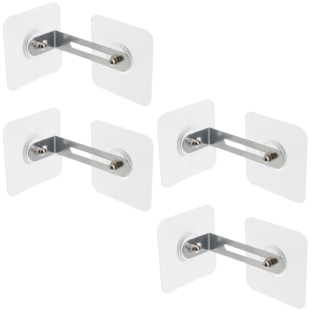 

4pcs Anti Tip Safety Anchors Punch Free Furniture Anchors for Dresser Bookcase