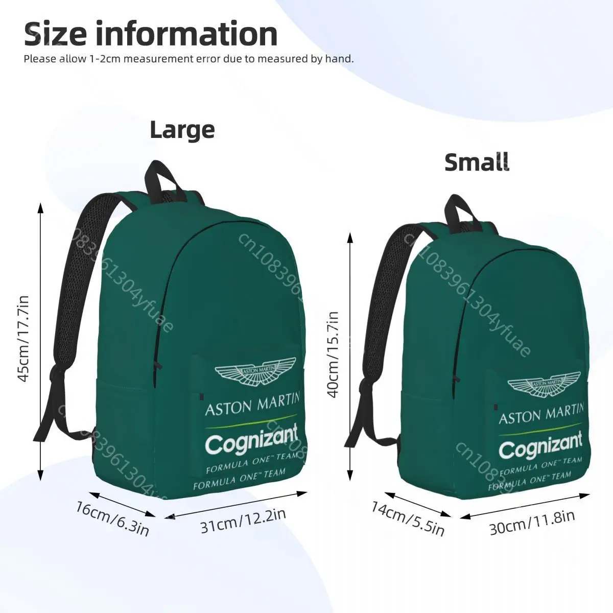 A-Astons M-Martins Green Backpack Female Fashion Soft Backpacks Aesthetic School Bags University Custom Rucksack Xmas Gift