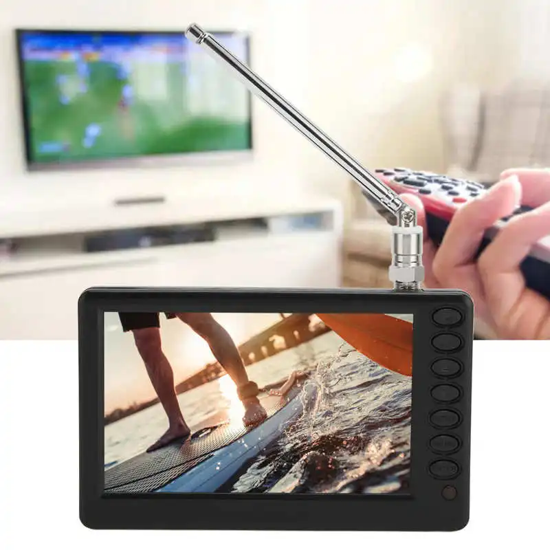 Leadstar 5 Inch Digital TV ISDB T Portable TV portable tv Compliant Rechargeable 1080P EU Plug 110-220V
