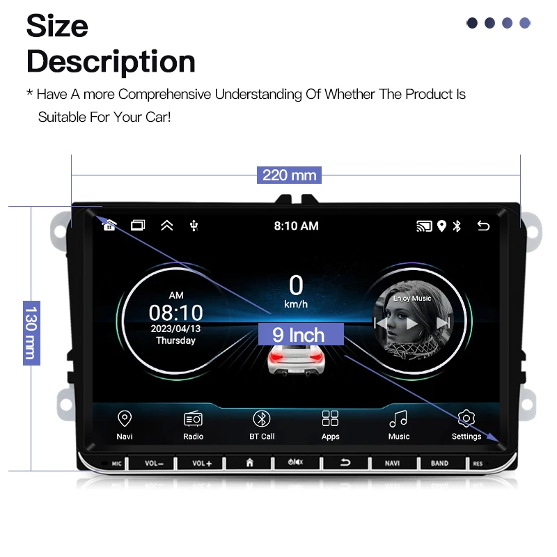 Android Radio Car Player For Volkswagen Amarok Caddy EOS GPS Auto Stereo Audio Headunit DSP Carplay Autoradio Multimedia BT Wifi car stereo
