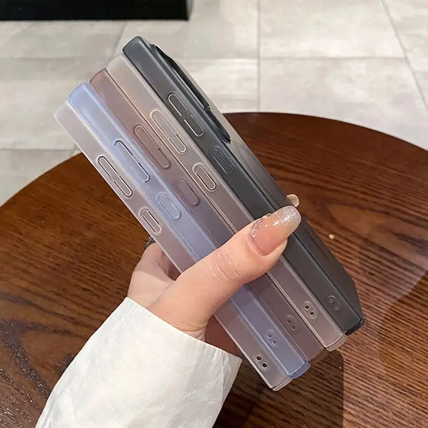 Ultra Thin Magnetic Matte Clear Case - Hard Cover