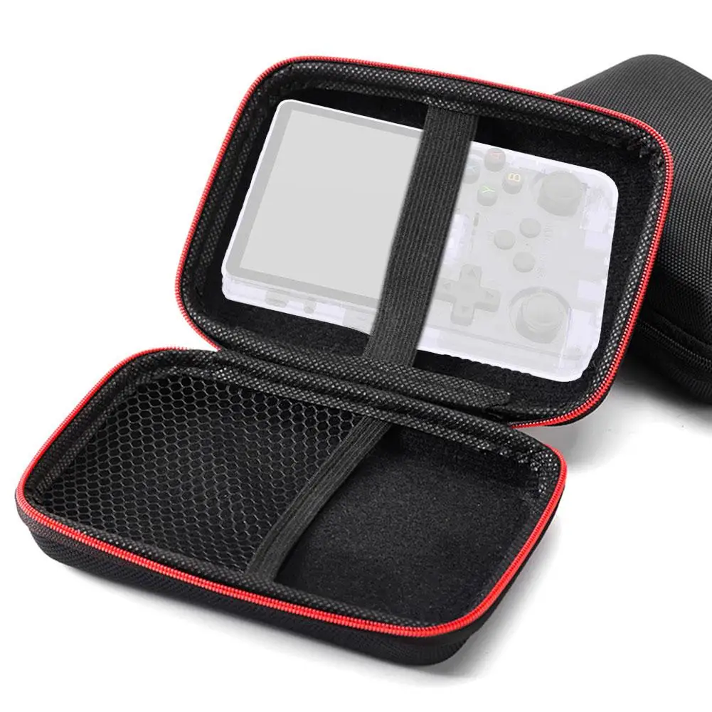 Game Console Case For R36S / R35S Game Console Storage Bag EVA Hard Shockproof Protective Case Carrying Bag Mini Pouch For R36S Organizer