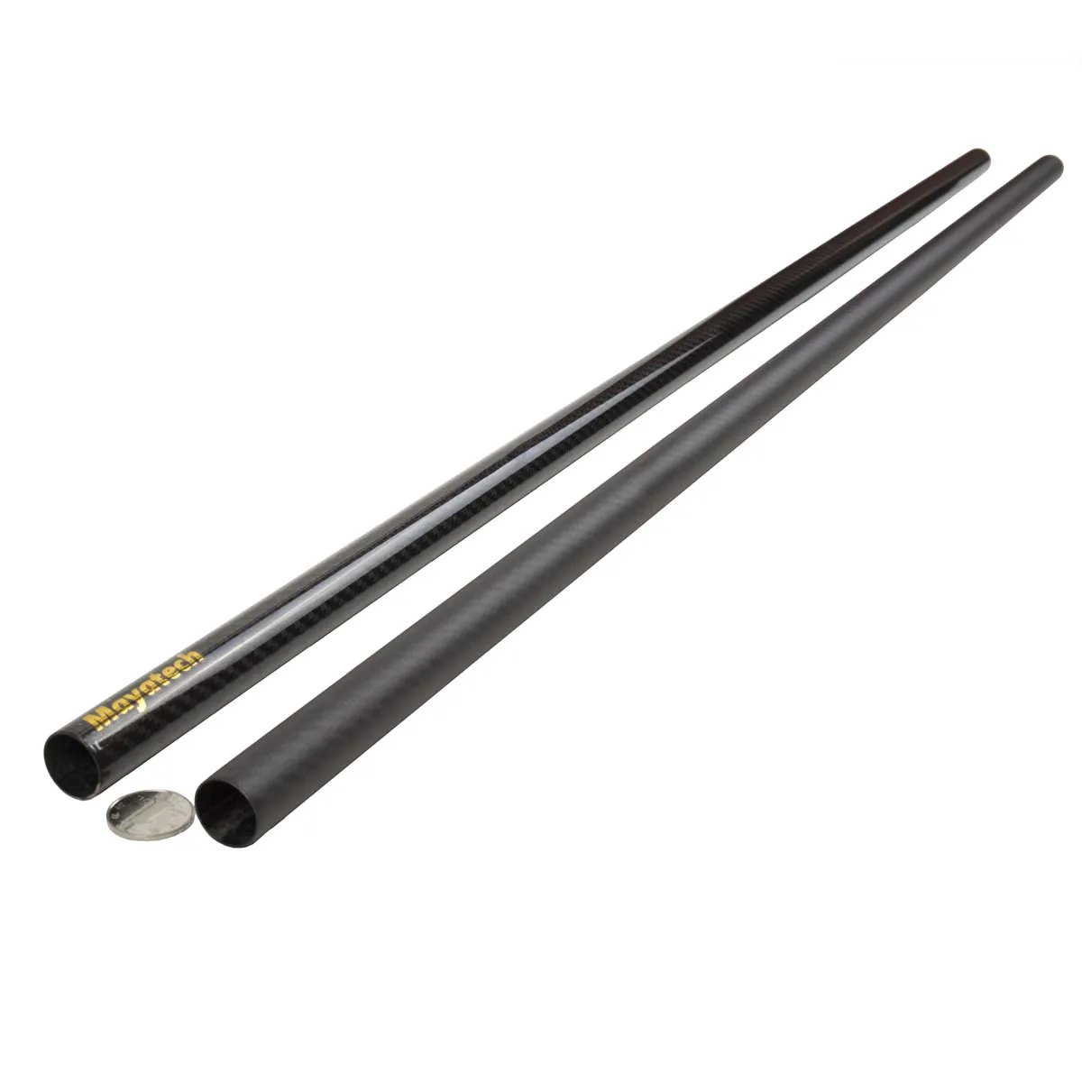 Tubo In Fibra Di Carbonio 3K Twill – 5 Mm OD X 3 Mm ID, Lucido, Leggero E Resistente, Per CNC, Droni, Auto RC, Modellismo (2 Pezzi Da 500 Mm)