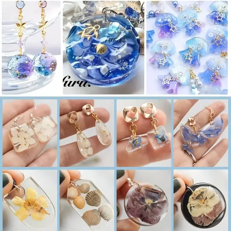 UV Resin 100g Crystal Clear Hard Type UV Glue Ultraviolet Curing Epoxy For DIY Jewelry Making Craft Decoration