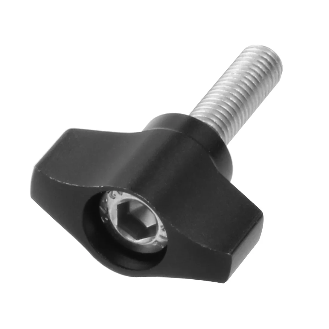 M5 Thread Bolt Stainless Steel Aluminium Alloy T Hand Tighten Screw Clamping Kno