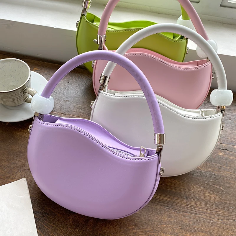 

Candy Color Bag for Women Fashion 2023 Fairy Carrying High-grade Single Shoulder Bag Female Handbag Totes Simple Designer Bag