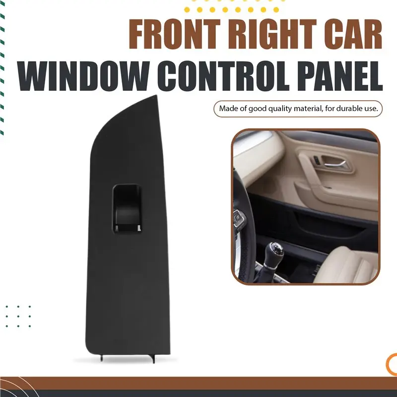차량용 윈도우 컨트롤 패널 윈도우 글래스 리프트 스위치 커버 3C8857858 3C8857857 VW CC 2010-2018용