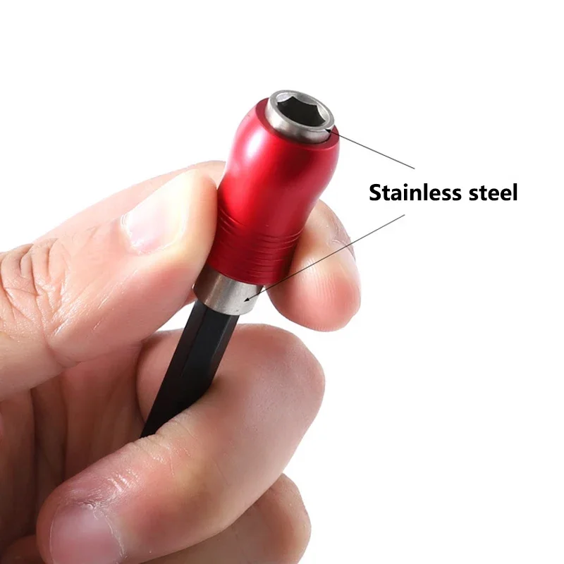 1Pcs 60-400mm Magnetic Drill Bit Holder 1/4" Hex Quick Release Screwdriver Bit Holder Extension Rod Electric Drill Accessories