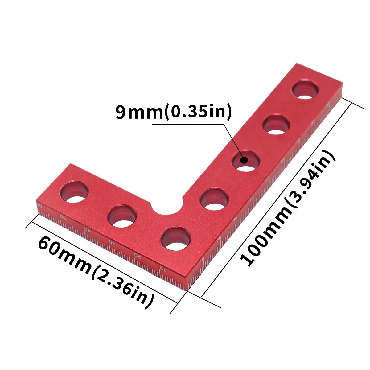 Carpenter Square L Square Right Angle Ruler Small Pocket Wood Working Tool Aluminum Framing Alloy Square Measuring Layout