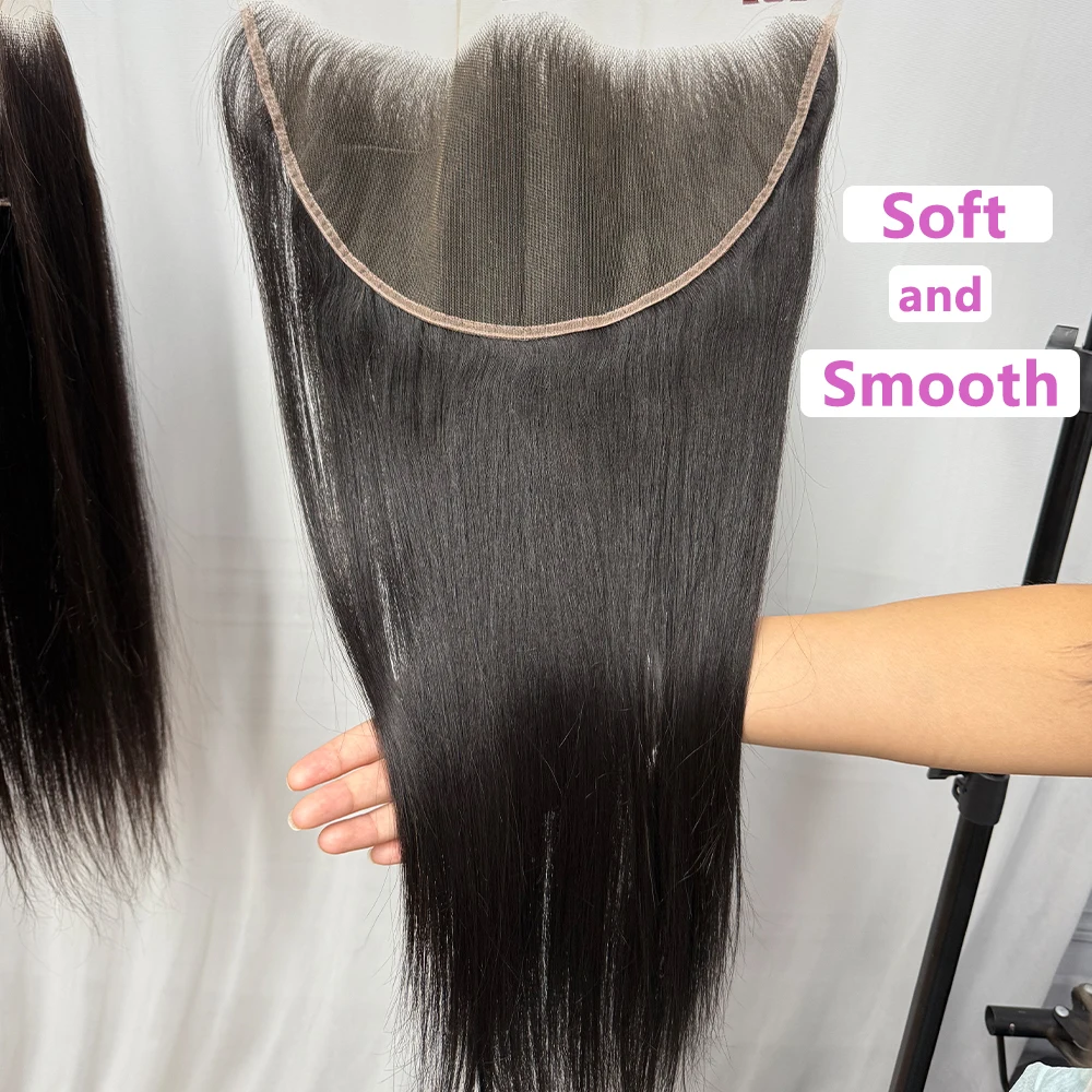 HD Lace Closure 2x6 5x5 13x4 13x6 Lace Frontal Straight Human Hair Vietnamese Hair Melt Skin Invisible Thin Lace For Black Women