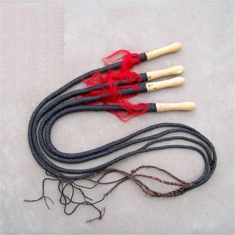 Wooden Handle Shepherd Whip Shaolin Whip Performance Fitness Snake-Shaped Kungfu Martial Arts Supplies