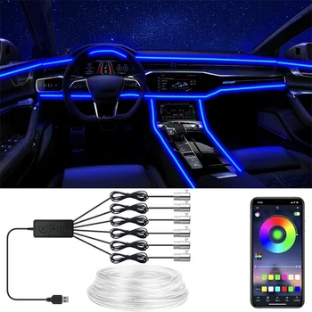 RGB Interior Neon Light Strip 1