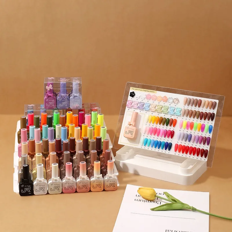 9pcs 15ml gel nail polish set Including Red Pink Nude Gel Polish Kit UV LED Soak Off Polish Home DIY top coat base coat gifts nail polish