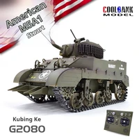 Coolbank Stuart M5a1 Military Simulation Toy Model Light Tank Military Vehicle Remote Control Tracked Tank Sound And Light Toy 2