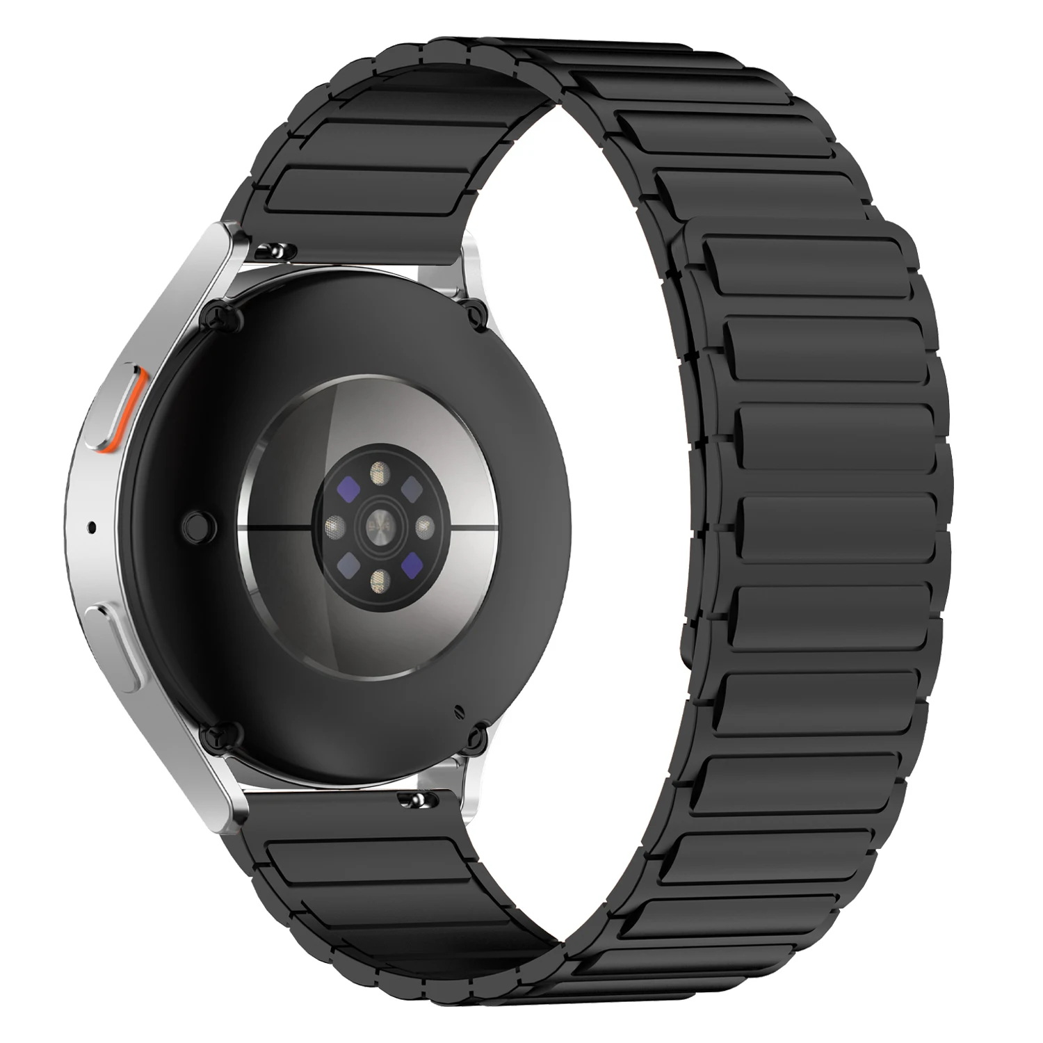 Silicone Magnetic Loop Band - 22mm Sport Strap Bracelet Wristband