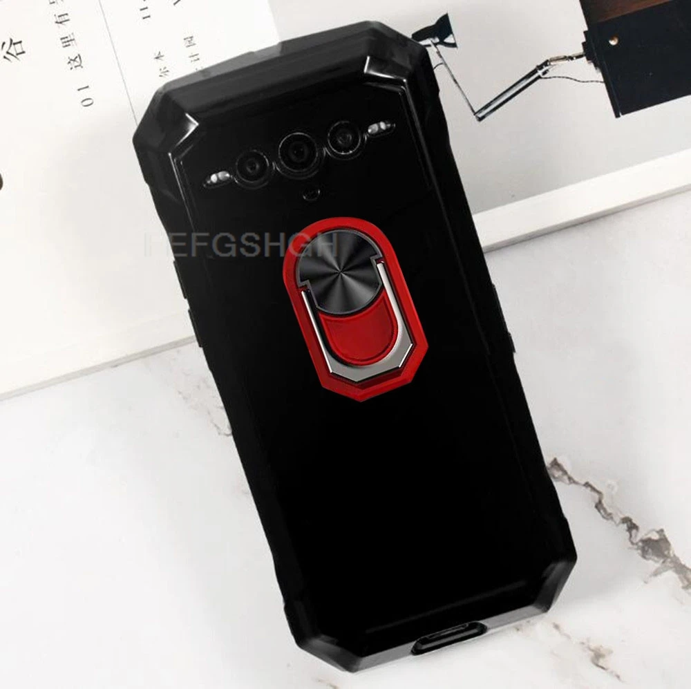 Enhanced Phone Cover with Back Ring Holder - TPU Soft Silicone Case, 6.58