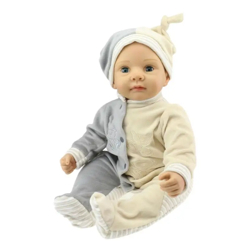 

Reborn Baby Doll New Simulated Baby Doll with Moving Eyes Baby Toy Companion Doll