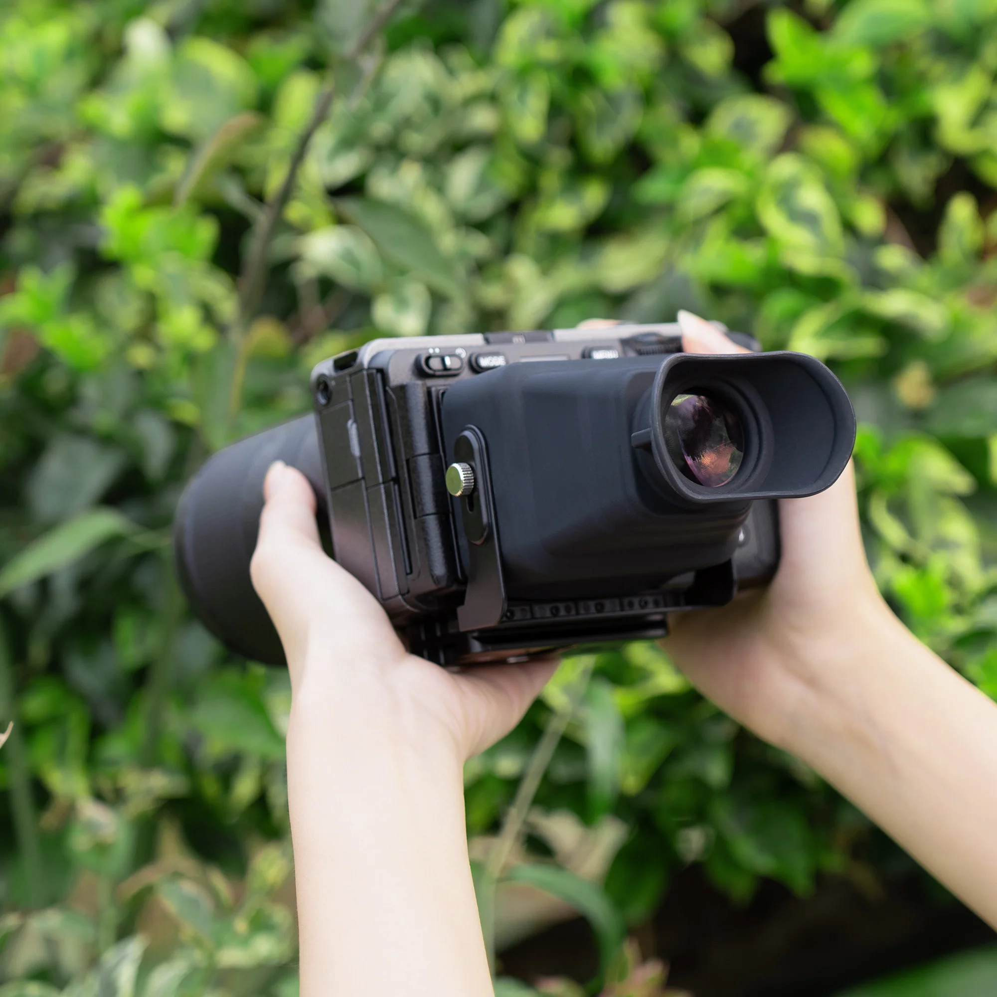 Jjc sonying sucher profession elle 3,0 x hd lcd bildschirm sucher kamera extender eyecup okular für sony fx30 fx3 kamera schwarz – Detail 16