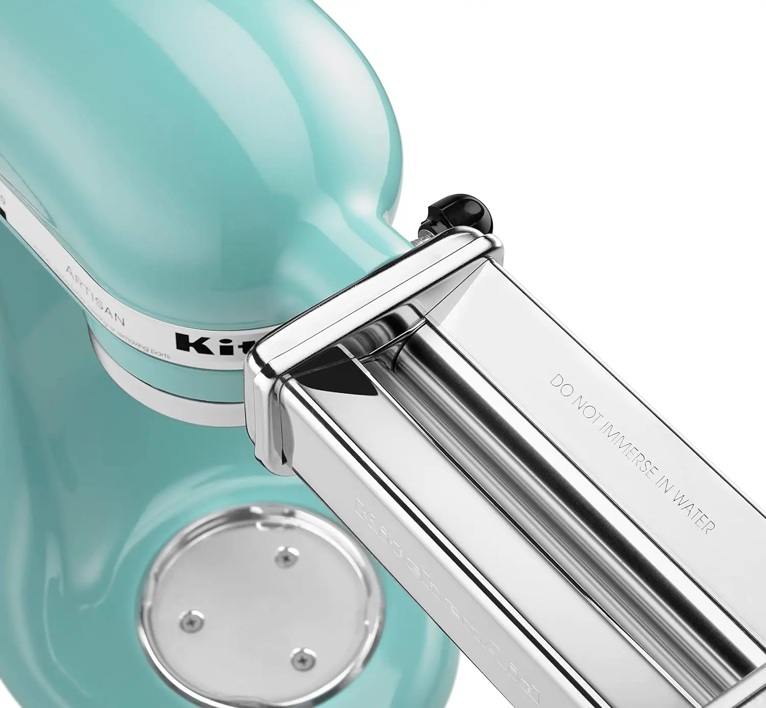 Artisan Series 5 Quart Tilt Head Stand Mixer with Pouring Shield KSM150PS, Removable bowl, Aqua Sky 4