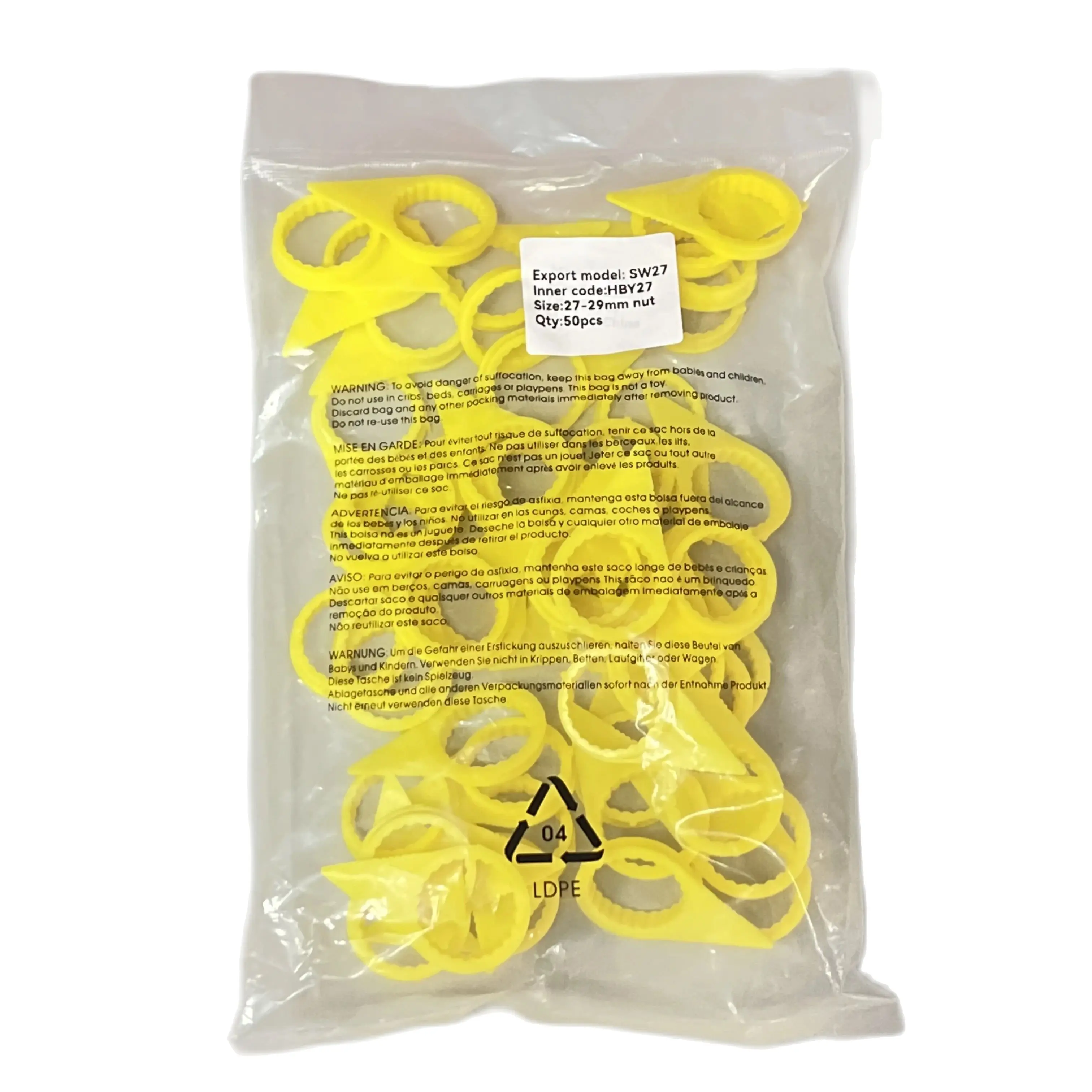 Wheel Nut Indicator Ring Type Loose SW27 PU 50Pcs for 27/28/29mm wheel nut car accsesories