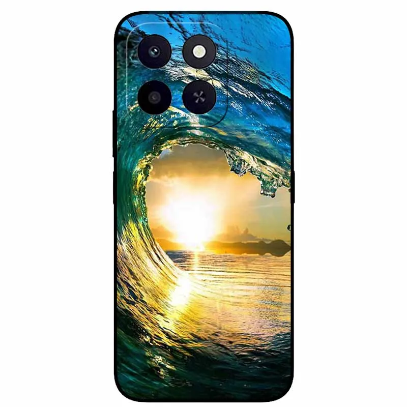 Wolf Bumper Silicone TPU Phone Case - Planet Protective Cool Animal Coque, 6.61