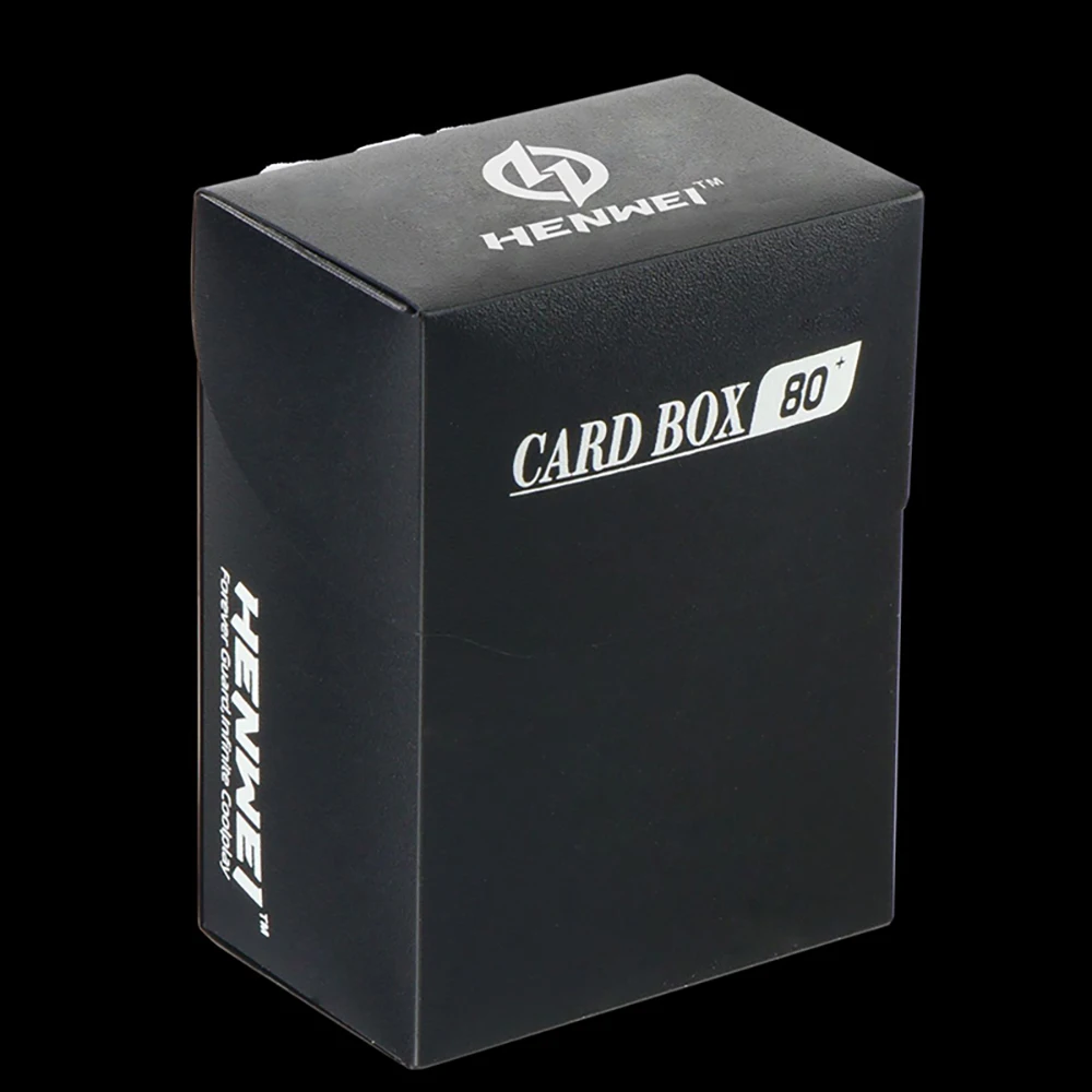 Premium 80+ Card Deck Box - Durable PP Material, Portable & Colorful TCG Storage Case