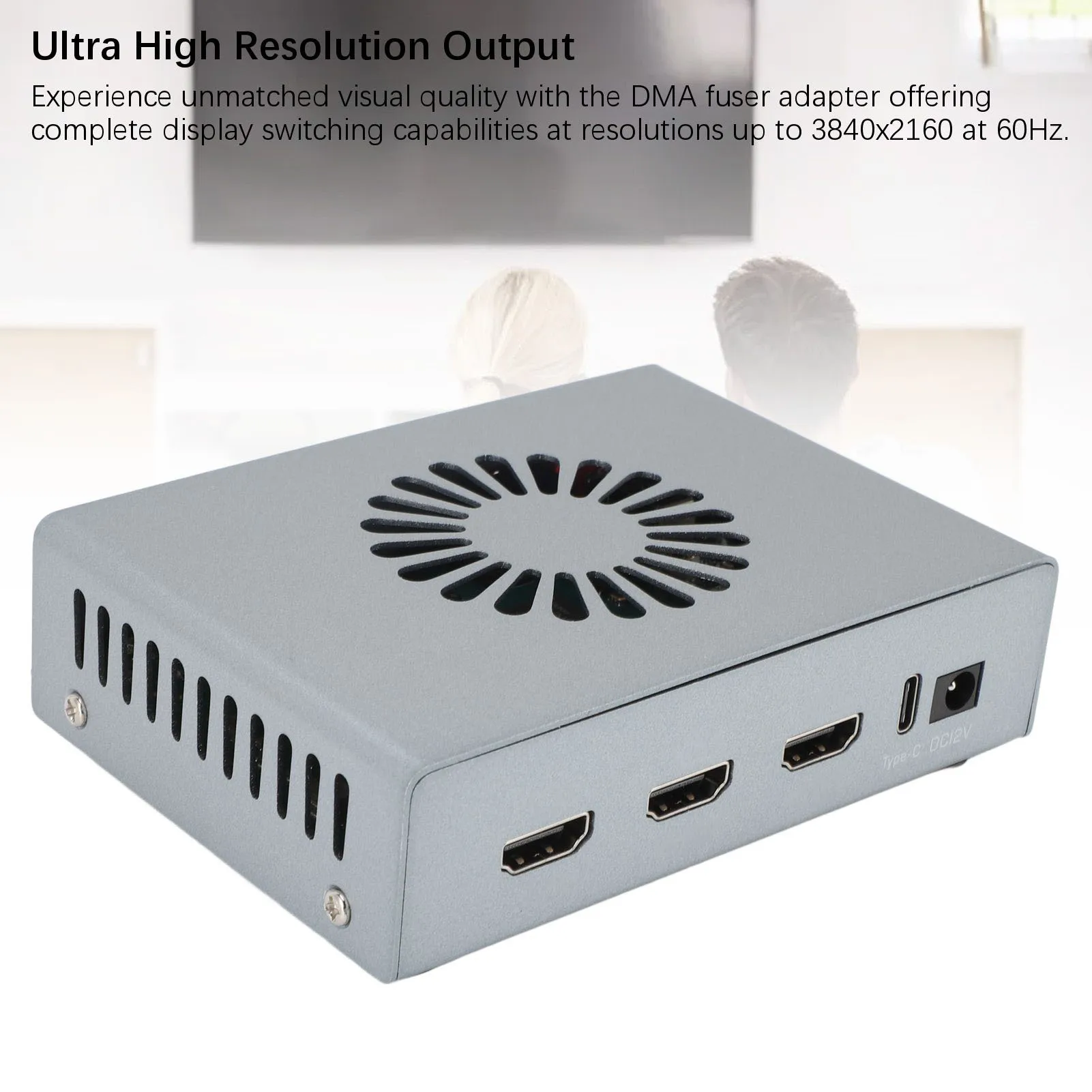 DMA 5th Fuser Video Overlay Box HDMI/Display DMA Video Processor Support for 2K 144hz Fusion Unit Box Computer Components