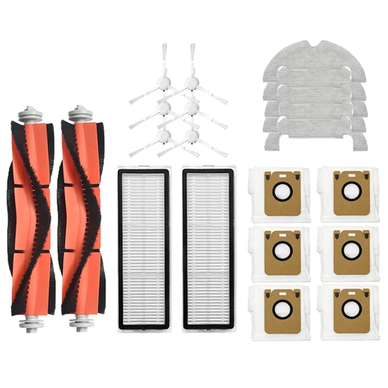 

Сменные аксессуары для робота-пылесоса Xiaomi Dreame Bot D10 Plus RLS3D, основная боковая щетка, фильтр НЕРА, Швабра, тканевый мешок для пыли