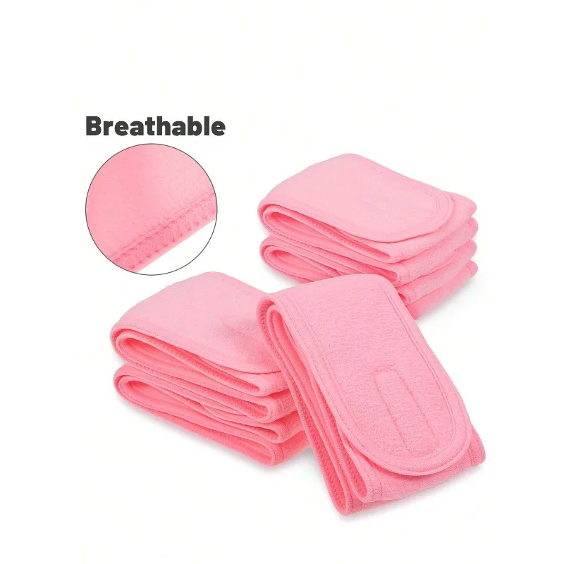 Adjustable Spa Headband-Soft Non-Slip Skincare&Makeup Headwrap with Breathable Design,Ideal for Facial Care, Travel&Gift Giving