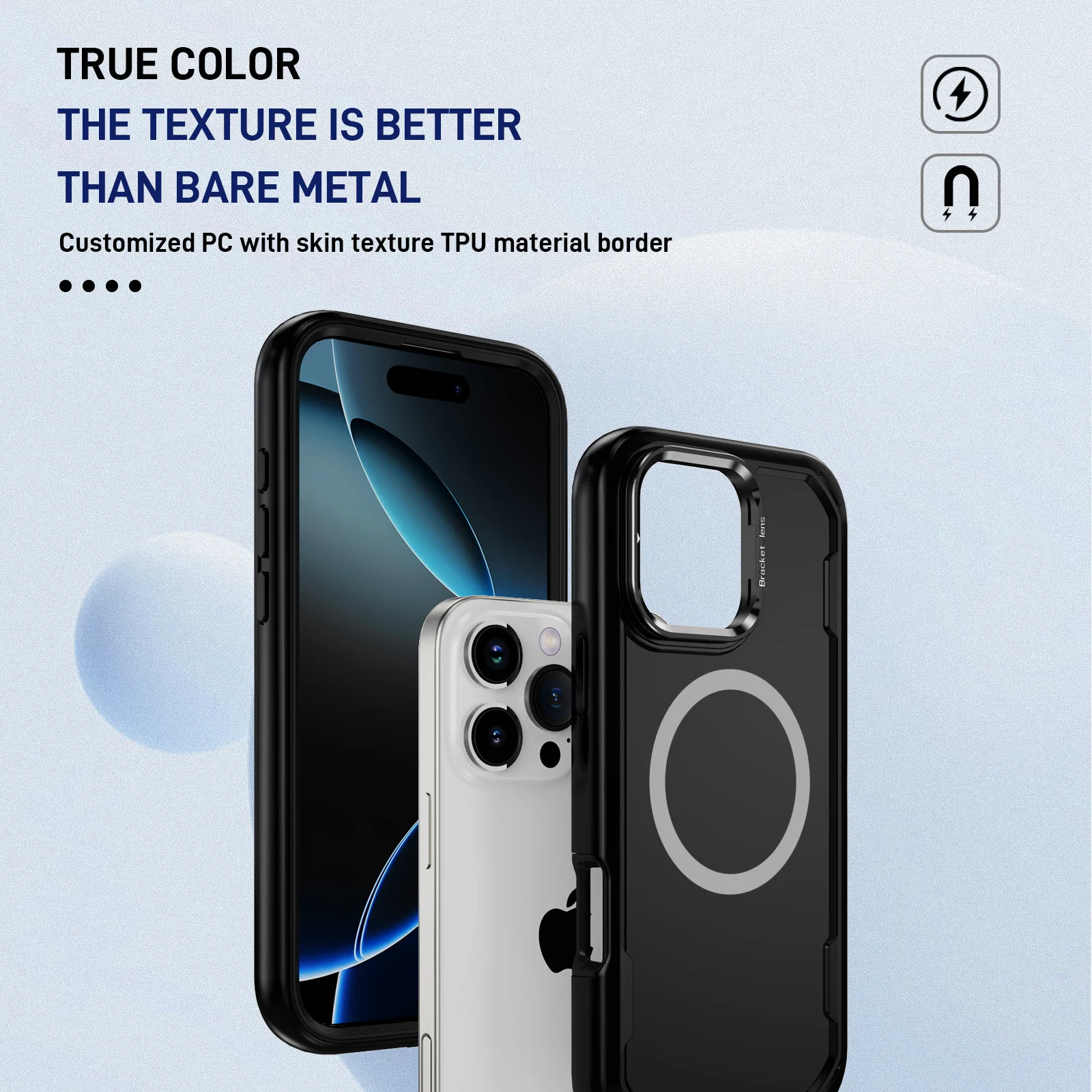 Magnetic Shockproof Full Body Camera Protective Case with MagSafe Compatibility