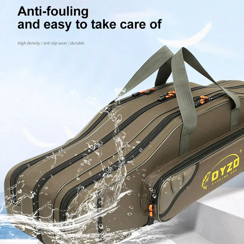 2/3/4 Layer 70CM-130CM Protable Foldable Fishing Rod Carrier Bag