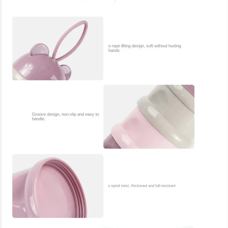 Portable Baby Milk Powder Box Large-capacity Multi-layer Food Supplement Box Independent Layered Milk Powder Storage Box