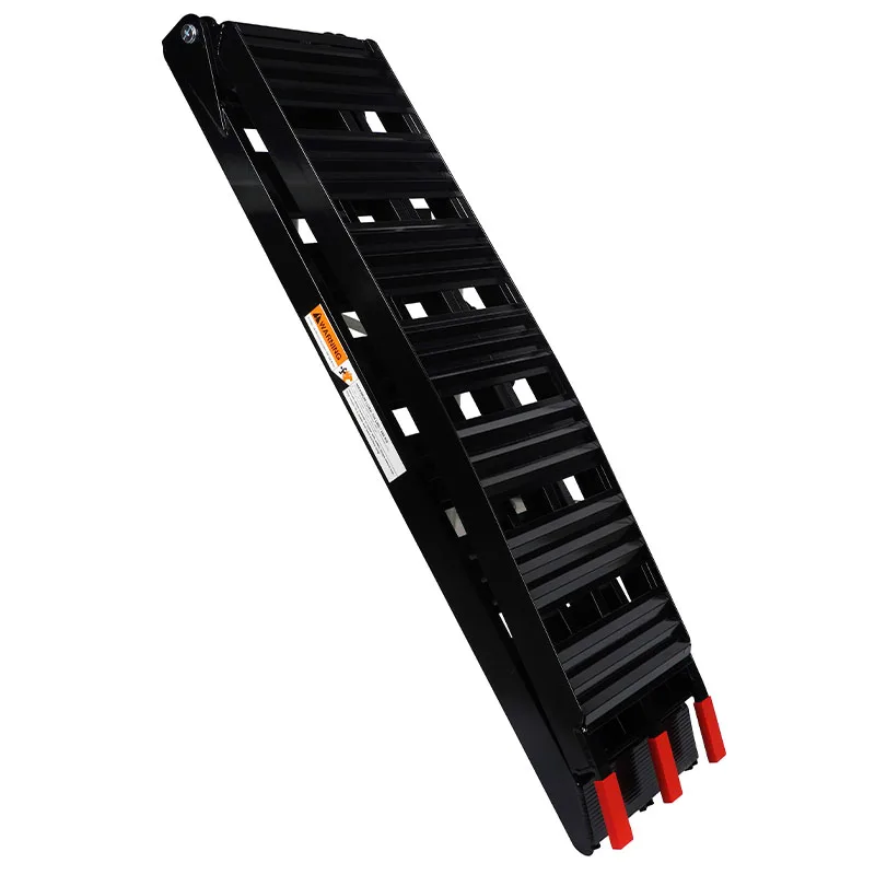 Motorcycle loading transportation trailer loading unloading climbing ladder aluminum alloy ramp folding ladder