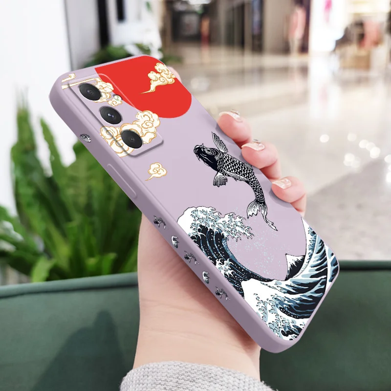 Ocean Carp Design Phone Case - Artistic Protective Cover