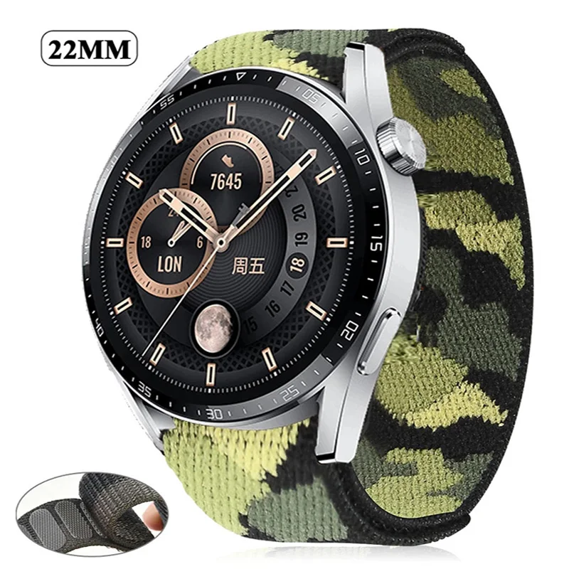 

22mm Nylon Watchband Straps For Huawei Amazfit GTR 2/4/3/GTR 3 Pro Smart Watch Bracelet Band GT Runner Replacement Wristbands
