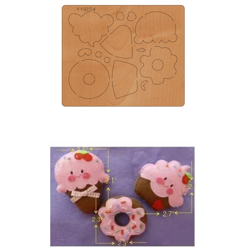 

Десертный лук, модель модели YY8154, подходит для всех режущих машин на рынке, высечки