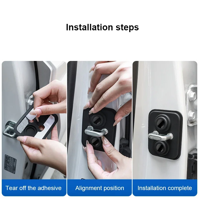 Sleek Door Lock Protection Cover for MINI Cooper - Stylish Auto Accessory