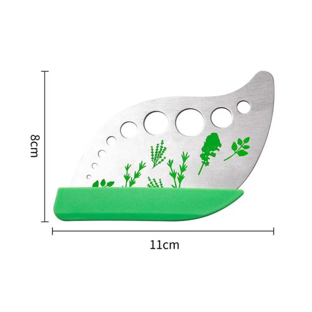 Multifunctional 9 Holes Herb Stripper Herb Vegetable Tool Cooking Kitchen Tools Cutter Stainless steel