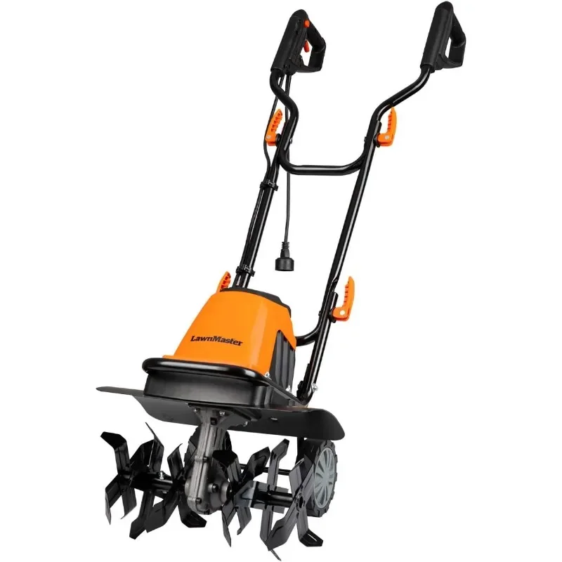 LawnMaster TE1016M Electric Tiller 10-Amp, 16-Inch,Green