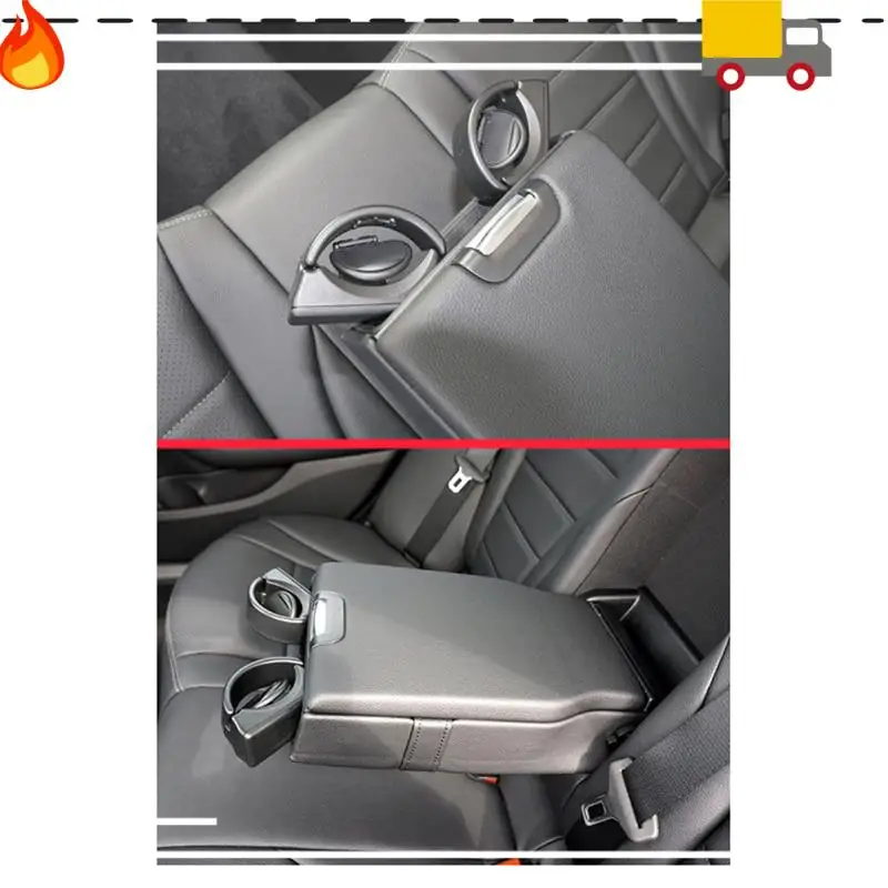 자동차 뒷좌석 팔걸이 컵홀더 0998100213 C GLC 클래스 W205 W253 W213 W222 부품 브라운