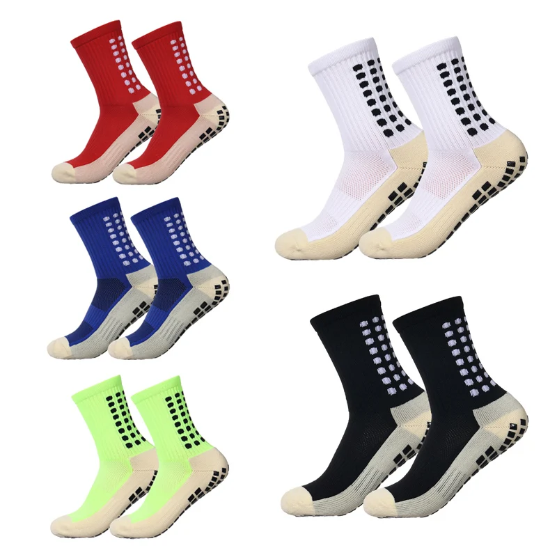 Sports Socks Adult Men's Women's Adhesive Football Socks Non-slip Towel Bottom Wear-resistant Training