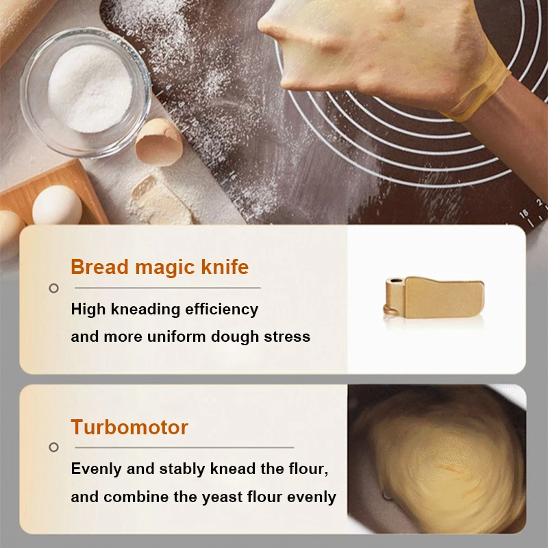 DMWD Automatic Multifunction Bread Maker Smart Toast Baking Machine Jam Yogurt Fermenter Dough Stirrer Mixer Fruit Nut Dispenser 4
