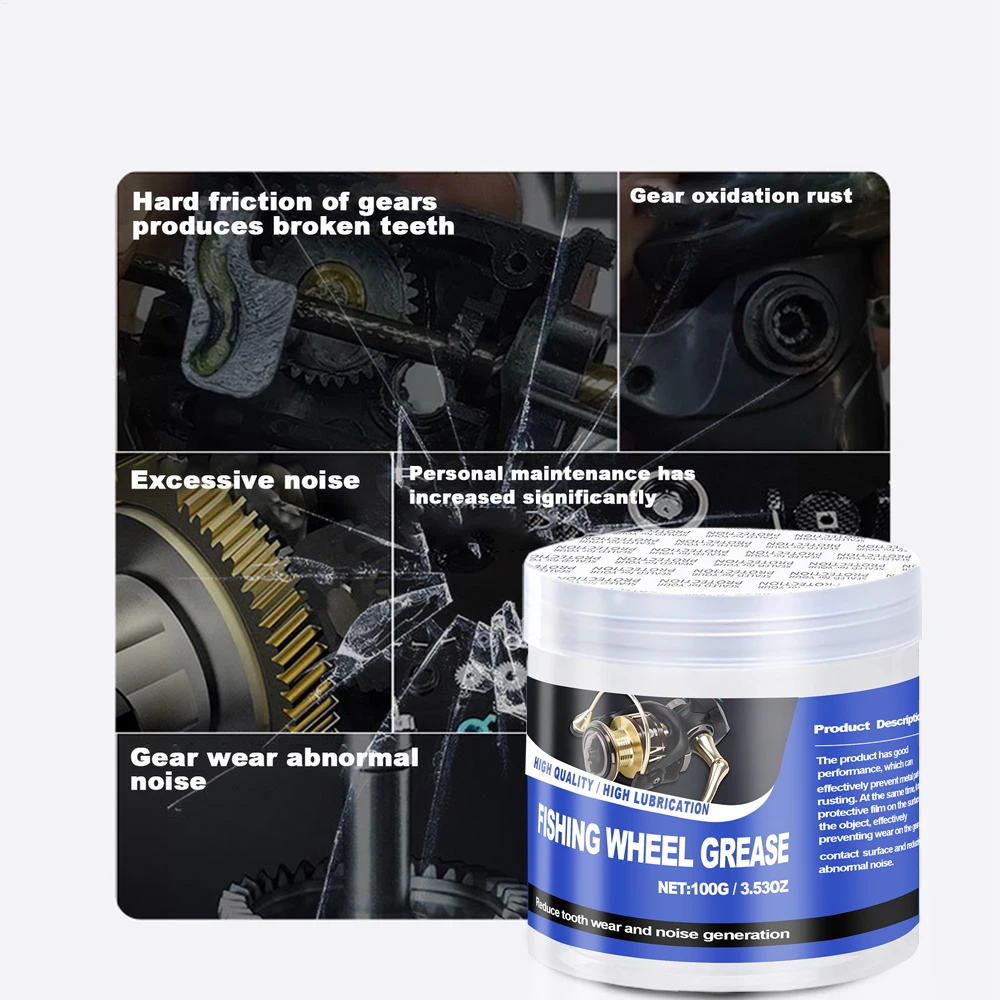 Fishing Supplies Equipment Marine Fishing Reel Grease Lubricant (50g /100g)