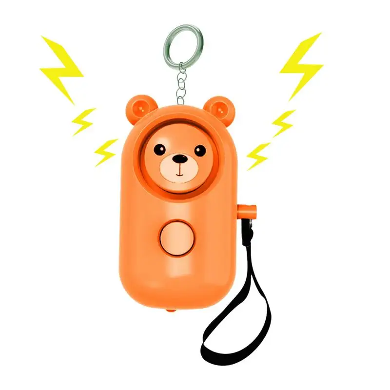 

Personal Safety Alarm For Women Self Defense Alarm Keychain 130Db Personal Siren Ring With Led Light Key Chain Alarms For Women