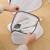 Mesh Laundry Bag Washing Machine Wash Shoes Bag with Zips Deformation Proof Shoe Storage Bags Protective Clothes Organizer Bags 2