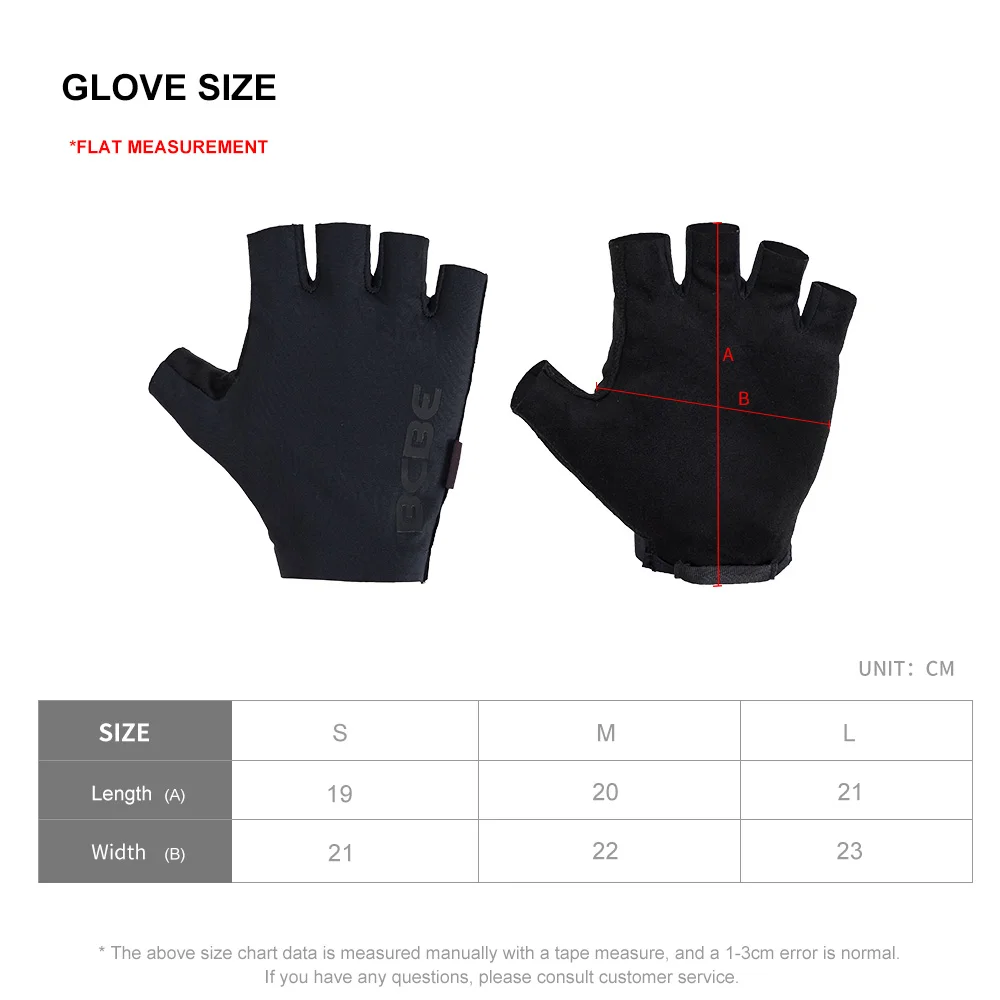 BCBE Half Finger Cycling Gloves Men Women Summer Breathable Anti Slip Bicycle Gloves Pro Team MTB Road Bike Sport Outdoor Gloves 6