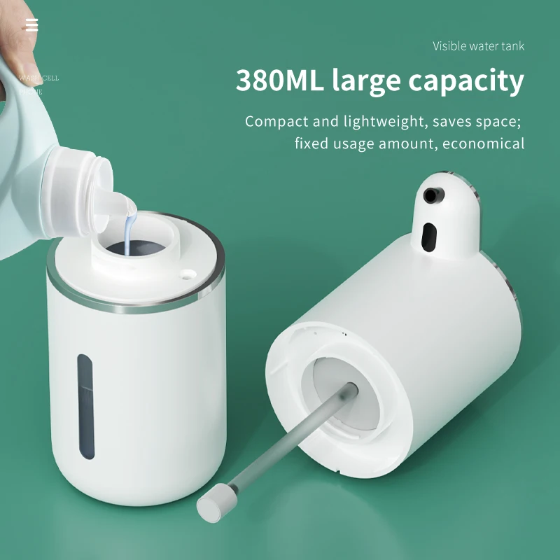 Touchless Automatic Liquid Soap Dispenser USB Rechargeable Electric Foaming Bathrooms Accessories Adjustable