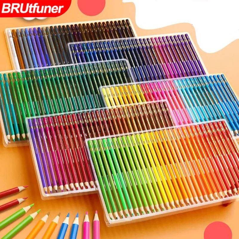 Brutfuner 48 72 120 160 180 Colored Pencils Art Sets Drawing Kit