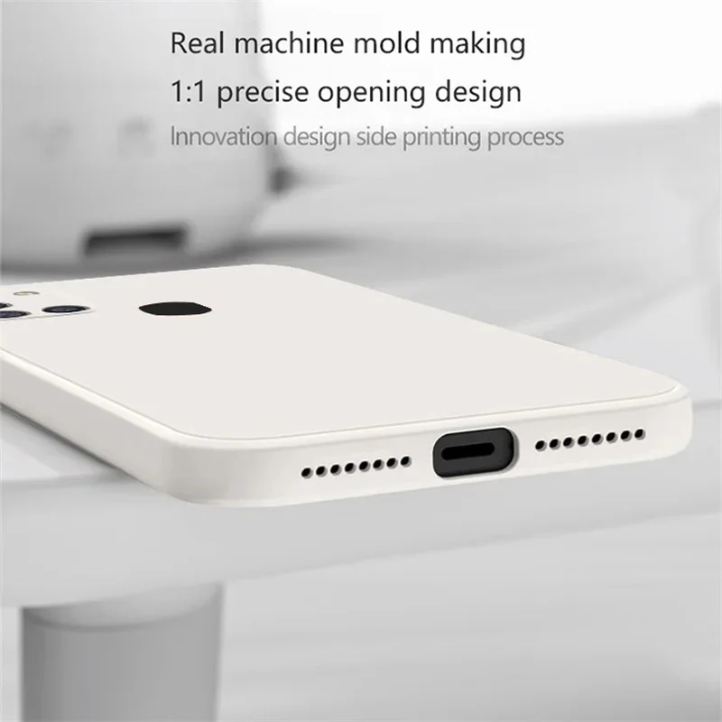 Premium Liquid Silicone Protective Phone Case – Soft, Shockproof, and Camera-Safe Back Cover