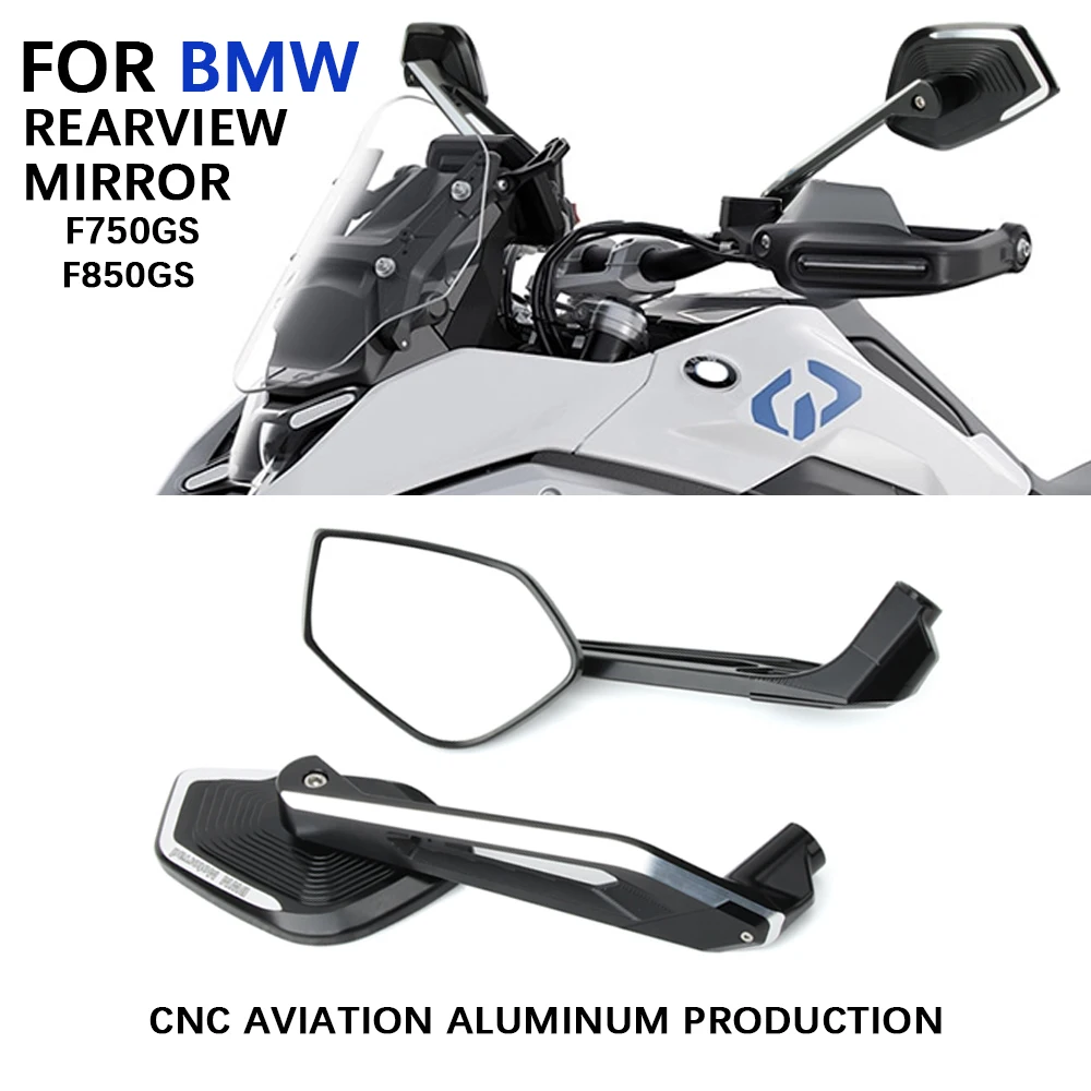 

Зеркало заднего вида для мотоцикла F750GS F850GS/ADVENTUER, для BMW F900R F900XR S1000XR S1000R, алюминиевые регулируемые боковые зеркала заднего вида